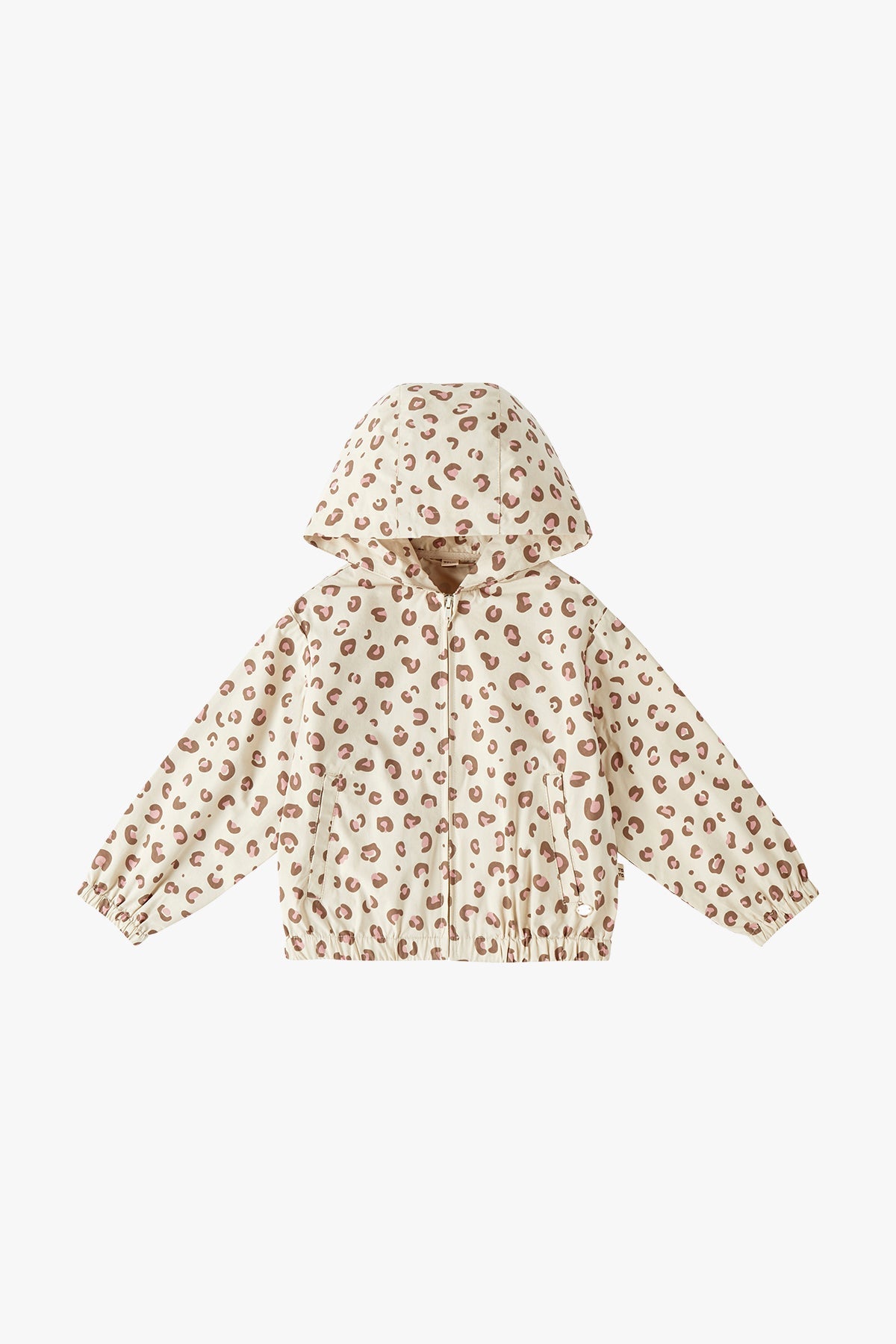 Leopard Print Hoodie Jacket - Pink Leopard